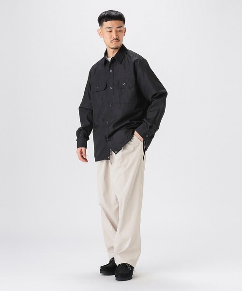 TAION(タイオン)の「TAION / Non down Military Long Sleeve Shirt(シャツ/ブラウス・メンズ・オリーブ/ブラック・MEDIUM/LARGE/X-LARGE/XX-LARGE)」の4枚目の写真