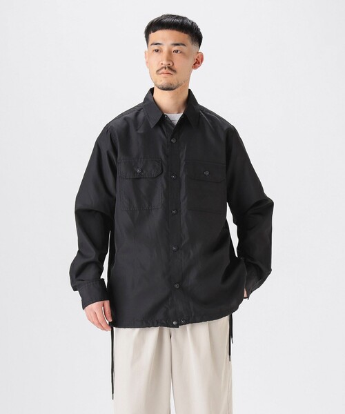 TAION(タイオン)の「TAION / Non down Military Long Sleeve Shirt(シャツ/ブラウス・メンズ・オリーブ/ブラック・MEDIUM/LARGE/X-LARGE/XX-LARGE)」の6枚目の写真