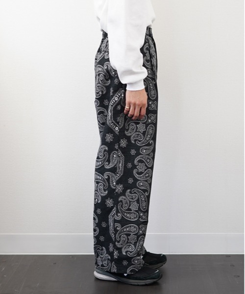 superNova.(スーパーノヴァ)の「【superNova. / スーパーノヴァ】Wide utility trouser - Bandana jacquard(その他パンツ・メンズ・ブラック・SMALL/MEDIUM)」の7枚目の写真