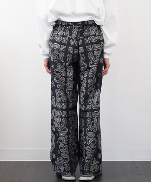 superNova.(スーパーノヴァ)の「【superNova. / スーパーノヴァ】Wide utility trouser - Bandana jacquard(その他パンツ・メンズ・ブラック・SMALL/MEDIUM)」の6枚目の写真
