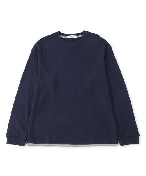 j.n.r.d/起毛フェイクレイヤード（Tシャツ/カットソー）｜ j.n.r.d（ジェー・エヌ・アール・ディー）