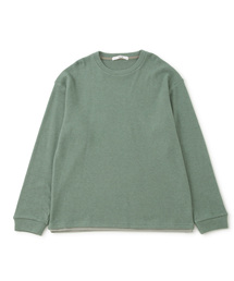 JUNRED（ジュンレッド）の「起毛フェイクレイヤード（Tシャツ/カットソー）」