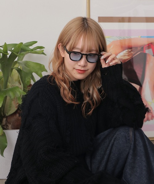 NOEYEDIA(ノーアイディア)の「no eyedia/ノーアイディア fashion glass サングラス 夏物 夏服(メガネ・レディース・ブラック系1/ブラック系3/ブラック系2・FREE)」の2枚目の写真