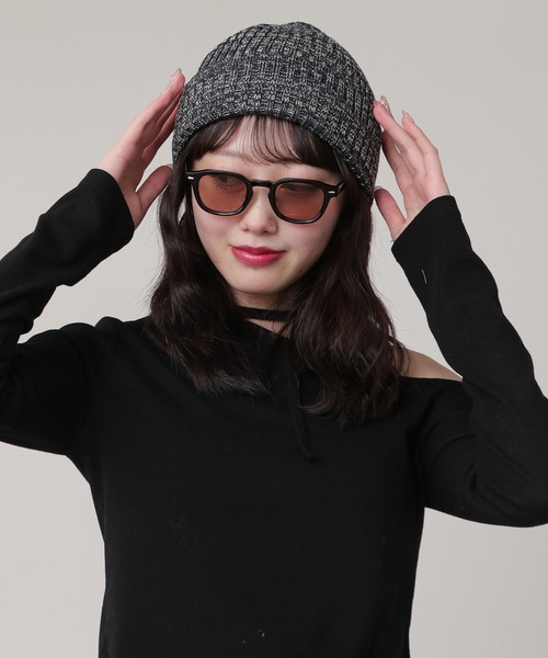NOEYEDIA(ノーアイディア)の「no eyedia/ノーアイディア fashion glass サングラス 夏物 夏服(メガネ・レディース・ブラック系1/ブラック系3/ブラック系2・FREE)」の6枚目の写真