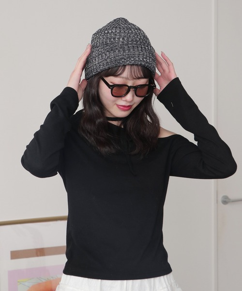 NOEYEDIA(ノーアイディア)の「no eyedia/ノーアイディア fashion glass サングラス 夏物 夏服(メガネ・レディース・ブラック系1/ブラック系3/ブラック系2・FREE)」の7枚目の写真