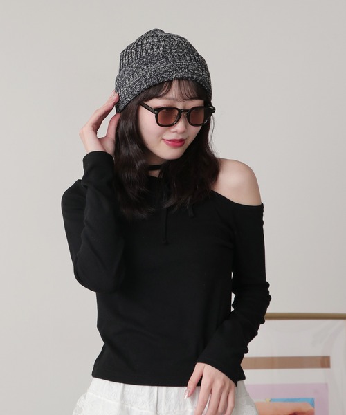 NOEYEDIA(ノーアイディア)の「no eyedia/ノーアイディア fashion glass サングラス 夏物 夏服(メガネ・レディース・ブラック系1/ブラック系3/ブラック系2・FREE)」の8枚目の写真