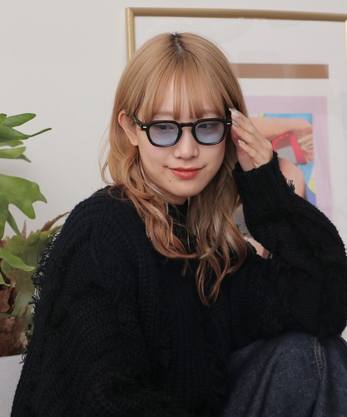 NOEYEDIA(ノーアイディア)の「no eyedia/ノーアイディア fashion glass サングラス 夏物 夏服(メガネ・レディース・ブラック系1/ブラック系3/ブラック系2・FREE)」の13枚目の写真
