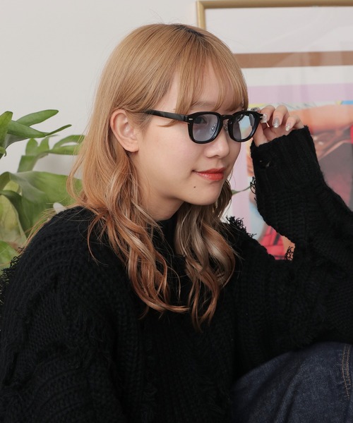 NOEYEDIA(ノーアイディア)の「no eyedia/ノーアイディア fashion glass サングラス 夏物 夏服(メガネ・レディース・ブラック系1/ブラック系3/ブラック系2・FREE)」の12枚目の写真