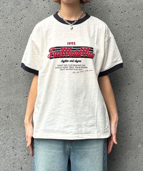 チャオパニック Tシャツ 白 赤ロゴ カッコイイ