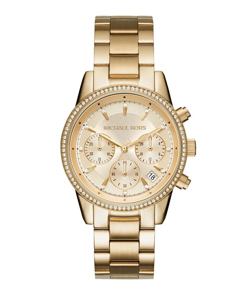 MICHAEL KORS(マイケルコース)の「マイケル・コース 腕時計 レディース アナログ ステンレス MK6356(アナログ腕時計・レディース・GOLD・FREE)」の1枚目の写真