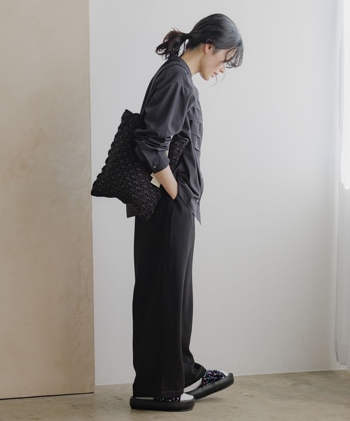 niko and...(ニコアンド)の「オリジナルボリュームスライドサンダル(サンダル・レディース・アイボリー/ブラック/レッド・LARGE/MEDIUM)」の21枚目の写真