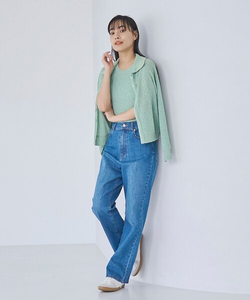 RONEL(ロネル)の「ブークレシャツカーディガン(カーディガン/ボレロ・レディース・グレー/ライトグレー/ライラック/ケリーグリーン・FREE)」の16枚目の写真
