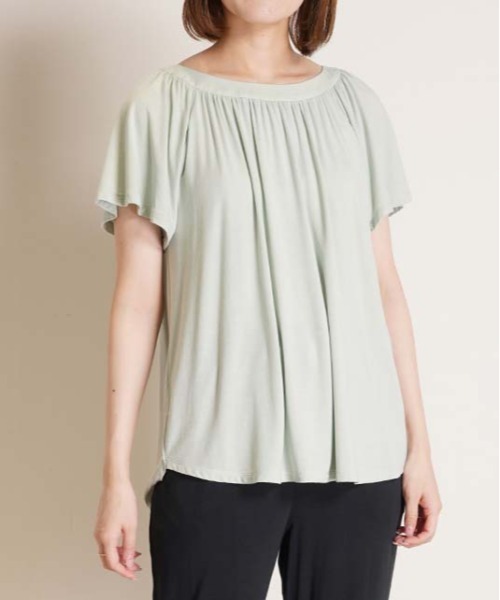 KID BLUE(キッドブルー)の「キッドブルー -23レーヨンベア天 -半袖トップス -KRUN422 -kidblue(Tシャツ/カットソー・レディース・グレー/ブラック/グリーン系その他・M)」の5枚目の写真