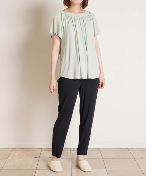 KID BLUE(キッドブルー)の「キッドブルー -23レーヨンベア天 -半袖トップス -KRUN422 -kidblue(Tシャツ/カットソー・レディース・グレー/ブラック/グリーン系その他・M)」の6枚目の写真