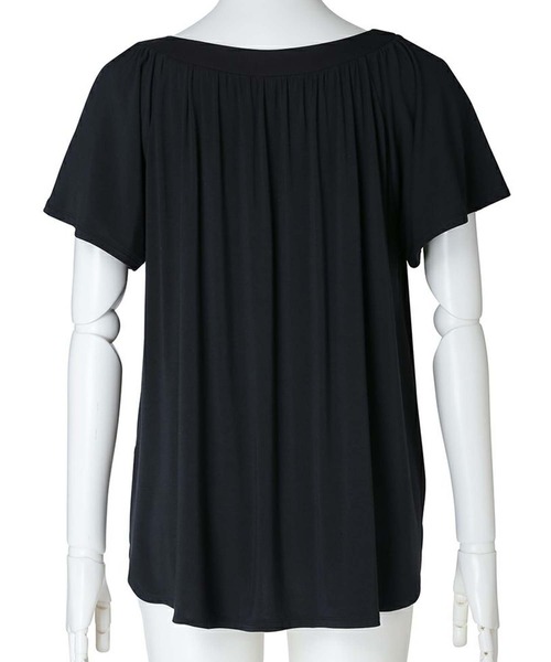 KID BLUE(キッドブルー)の「キッドブルー -23レーヨンベア天 -半袖トップス -KRUN422 -kidblue(Tシャツ/カットソー・レディース・グレー/ブラック/グリーン系その他・M)」の7枚目の写真