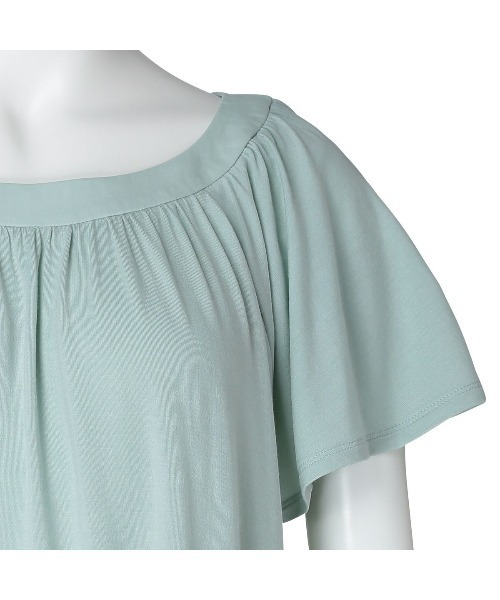 KID BLUE(キッドブルー)の「キッドブルー -23レーヨンベア天 -半袖トップス -KRUN422 -kidblue(Tシャツ/カットソー・レディース・グレー/ブラック/グリーン系その他・M)」の15枚目の写真