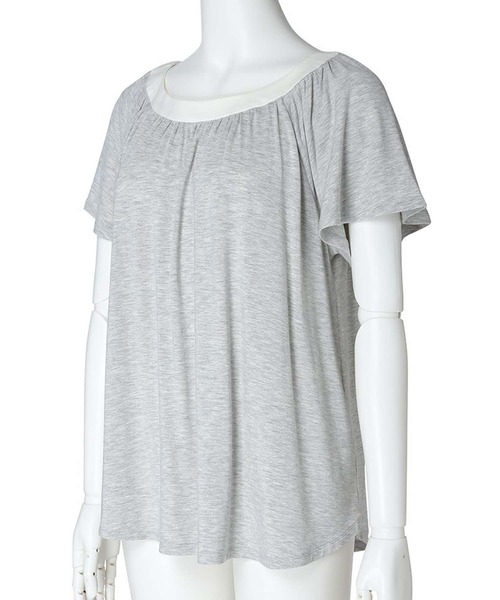 KID BLUE(キッドブルー)の「キッドブルー -23レーヨンベア天 -半袖トップス -KRUN422 -kidblue(Tシャツ/カットソー・レディース・グレー/ブラック/グリーン系その他・M)」の17枚目の写真