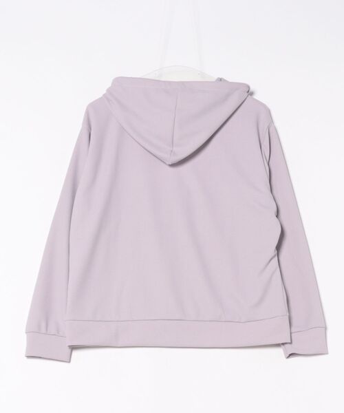 urge：（アージコロン ）の「【URGE：】ワッフル ジップ アップ 長袖 パーカー（パーカー・レディース・グレー/パープル・MEDIUM/SMALL/X-LARGE/LARGE）」の8枚目の写真