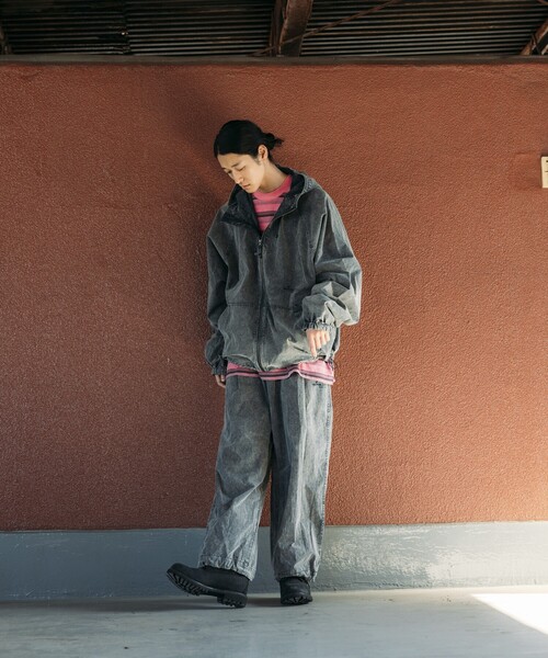 NAUTICA（ノーティカ）の「NAUTICA/ノーティカ Faded Nylon Easy Pants/フェード加工 ナイロン イージーパンツ（その他パンツ・メンズ・ブラック/オリーブ/ネイビー・LARGE/X-LARGE/MEDIUM）」の18枚目の写真