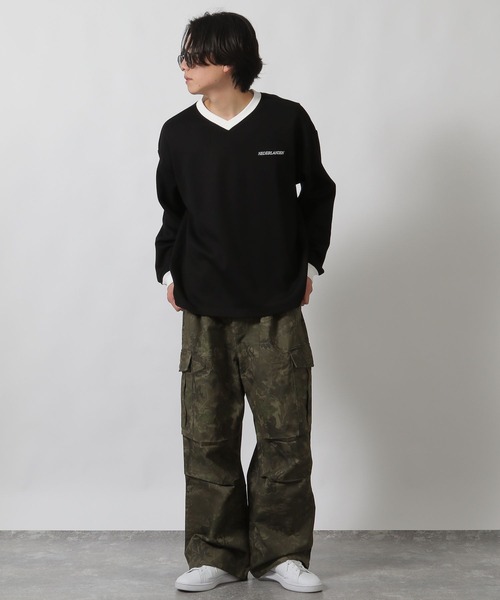 LAKOLE(ラコレ)の「迷彩カーゴパンツ/326876(カーゴパンツ・メンズ・カーキ・MEDIUM/LARGE/SMALL)」の2枚目の写真