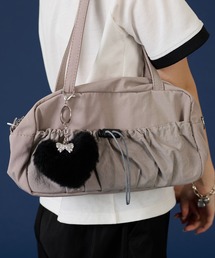 shrita（シュリータ）の「ポケット付ショルダーバッグ【紐付きショルダーバック使用可能】（ハンドバッグ）」