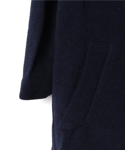 Smoothy(スムージー)の「Smoothy Wool hood coat / スムージー ウールフードコート(その他アウター・キッズ・ヘザーチャコール/ネイビー・XL/M/S)」の7枚目の写真