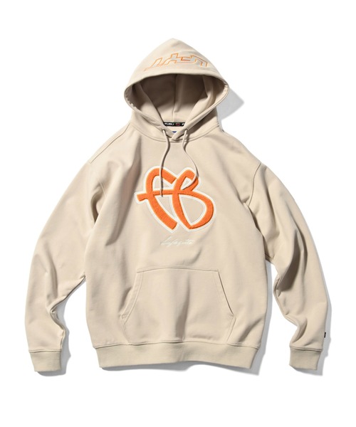 LFYT(エルエフワイティー)の「LFYT ラファイエット【Lafayette】× フブ【FUBU】- パーカー【CHENILLE PATCH HOODIE LE250502】(パーカー・メンズ・アイボリー/ブラック・LARGE/X-LARGE/MEDIUM/XX-LARGE)」の2枚目の写真
