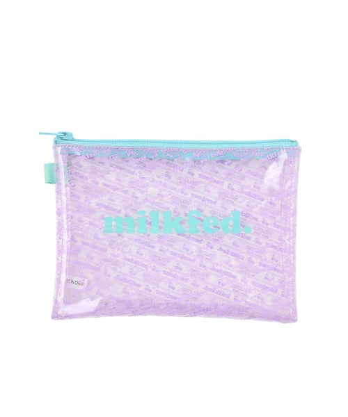MILKFED.（ミルクフェド）の「CHERRIES PRINT PVC POUCH（ポーチ・レディース・ピンク/レッド/パープル・ONE SIZE）」の2枚目の写真