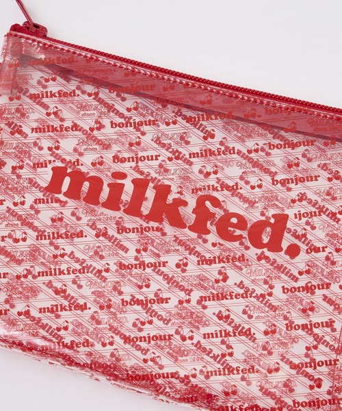 MILKFED.（ミルクフェド）の「CHERRIES PRINT PVC POUCH（ポーチ・レディース・ピンク/レッド/パープル・ONE SIZE）」の8枚目の写真
