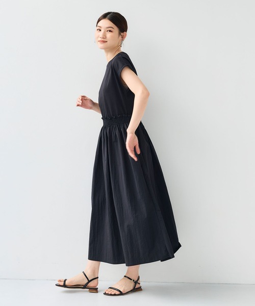 CROSS FUNCTION(クロスファンクション)の「《汗染み防止》ドッキングワンピース【CF/クロスファンクション】(ワンピース・レディース・ネイビー/ブラック・L/M/LL)」の15枚目の写真