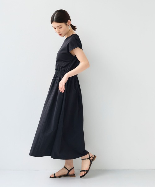 CROSS FUNCTION(クロスファンクション)の「《汗染み防止》ドッキングワンピース【CF/クロスファンクション】(ワンピース・レディース・ネイビー/ブラック・L/M/LL)」の13枚目の写真