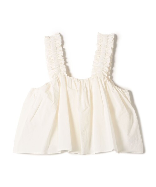 SHIPS（シップス）の「【WEB限定】〈洗濯機可能〉ショルダー フリル キャミソール（キャミソール・レディース・ホワイト/ブラック/スモークピンク・ONE SIZE）」の15枚目の写真