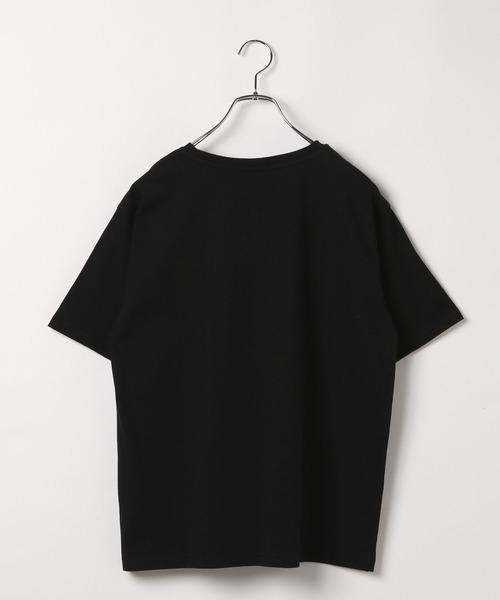 LEPSIM（レプシィム）の「フォト＊ロゴプリントT　327272（Tシャツ/カットソー・レディース・ブラック×ブルー/ホワイト×ピンク/ホワイト×イエロー・FREE）」の4枚目の写真