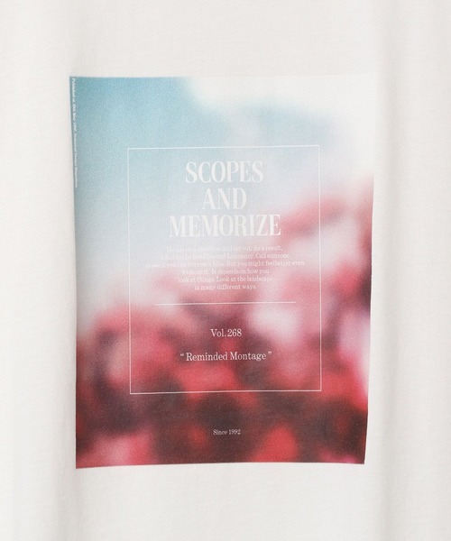 LEPSIM（レプシィム）の「フォト＊ロゴプリントT　327272（Tシャツ/カットソー・レディース・ブラック×ブルー/ホワイト×ピンク/ホワイト×イエロー・FREE）」の10枚目の写真