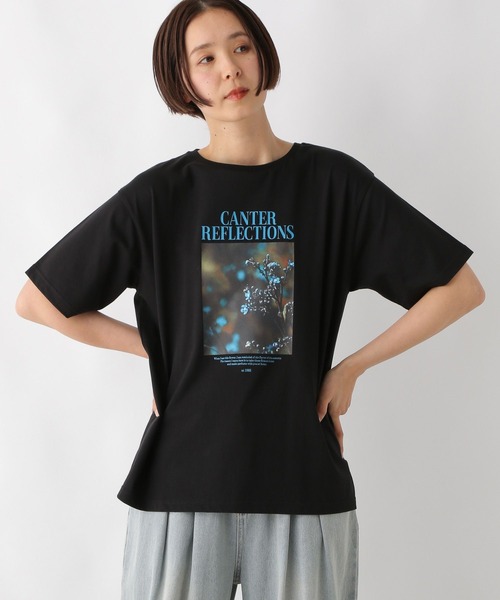 人気特価 フォト＊ロゴプリントT 327272（Tシャツ/カットソー）｜LEPSIM トップス