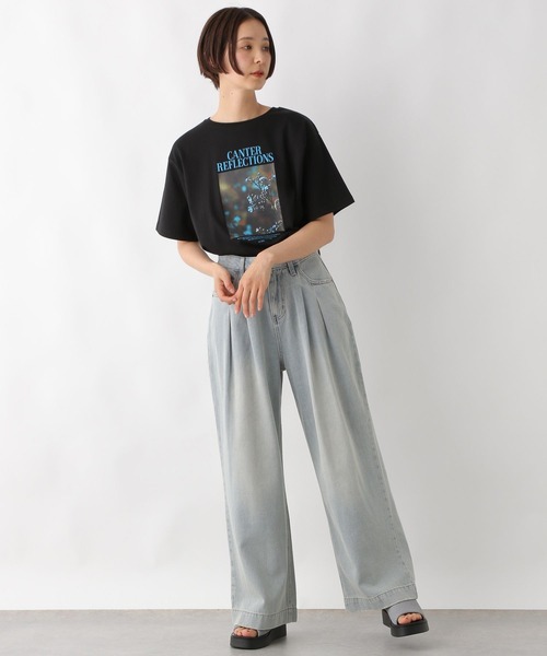 完売人気　グレー　バックプリント　レプシム　Tシャツ　フォトTシャツ 楽天市場】LEPSIM Tシャツの通販