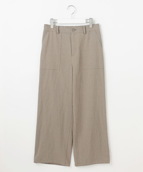 J.PRESS Ladies(J.プレス レディス)の「【洗える】フィブリルツイル ベイカーパンツ(その他パンツ・レディース・ネイビー系/ベージュ系/ブラウン系・XXS/XS/S)」の4枚目の写真