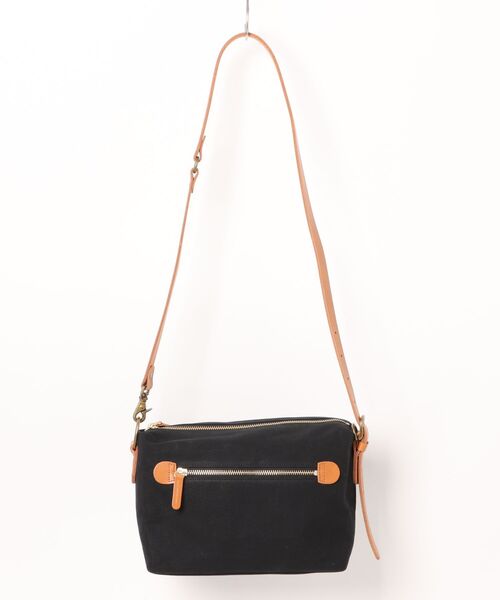 CLEDRAN(クレドラン)の「【帆布×本厚ヌメ】CL2039 INNO 2WAY SHOULDER M(ショルダーバッグ・レディース・グリーン/ベージュ/ブラック・FREE)」の14枚目の写真