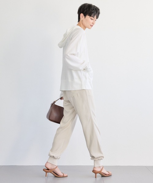 BARNYARDSTORM（バンヤードストーム）の「BARNYARDSTORM / UVカットダブルZIPパーカー【UVカット＋接触冷感】【『ネルソンさん』YouTubeご紹介アイテム】（パーカー・レディース・ブラウン/グレー系その他/ホワイト/ブラック/ベージュ・M/L/S）」の22枚目の写真