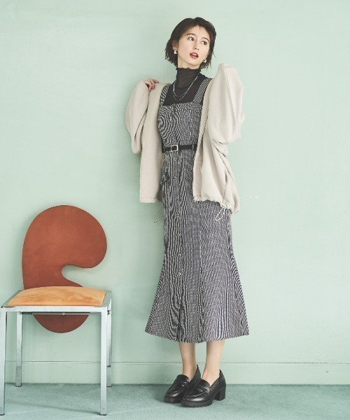 AND COUTURE(アンドクチュール)の「ダンボールポンチフーディーブルゾン(ブルゾン・レディース・アイボリー/グレー/ベージュ/ネイビー・FREE)」の9枚目の写真