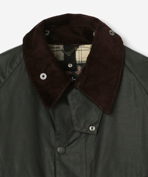 Barbour(バブアー)の「Barbour | BEDALE ワックスコットンブルゾン(レギュラーフィット)MEN(カバーオール・メンズ・オリーブ/ブラック・36/38/40)」の5枚目の写真
