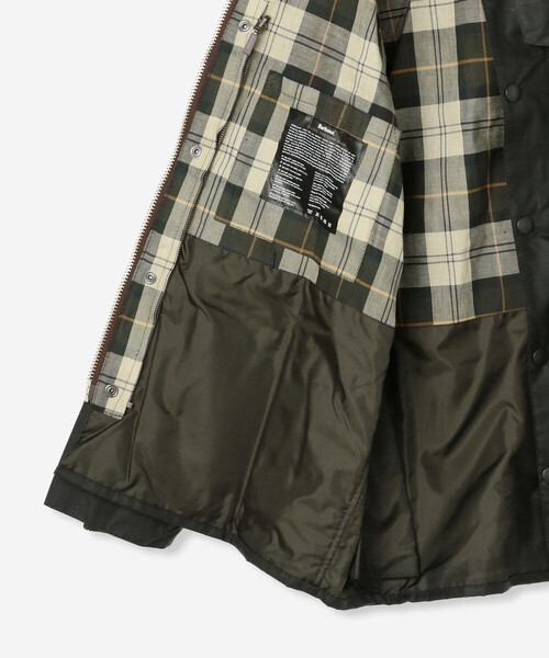 Barbour(バブアー)の「Barbour | BEDALE ワックスコットンブルゾン(レギュラーフィット)MEN(カバーオール・メンズ・オリーブ/ブラック・36/38/40)」の8枚目の写真
