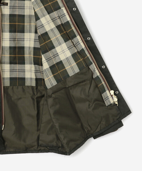 Barbour(バブアー)の「Barbour | BEDALE ワックスコットンブルゾン(レギュラーフィット)MEN(カバーオール・メンズ・オリーブ/ブラック・36/38/40)」の9枚目の写真