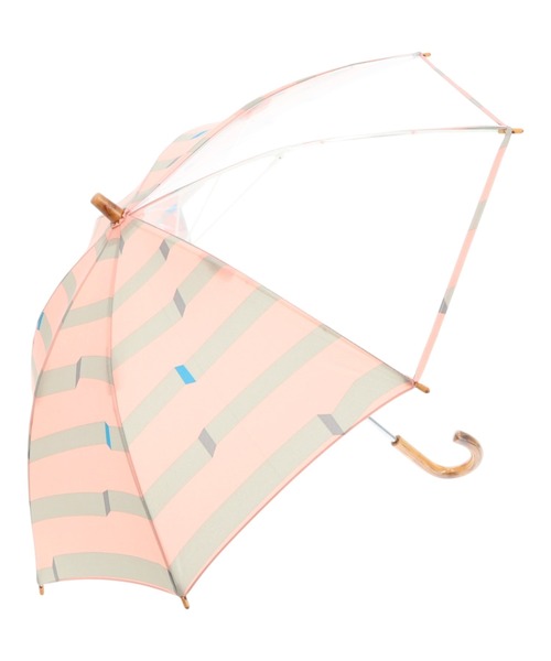 392 plusm（サンキューニプリュスエム）の「392plusm 傘 45cm 50cm（長傘・キッズ・ブラウン/ベージュ/オフホワイト/ブルー/ピンク/イエロー系その他2・45cm/50cm）」の6枚目の写真