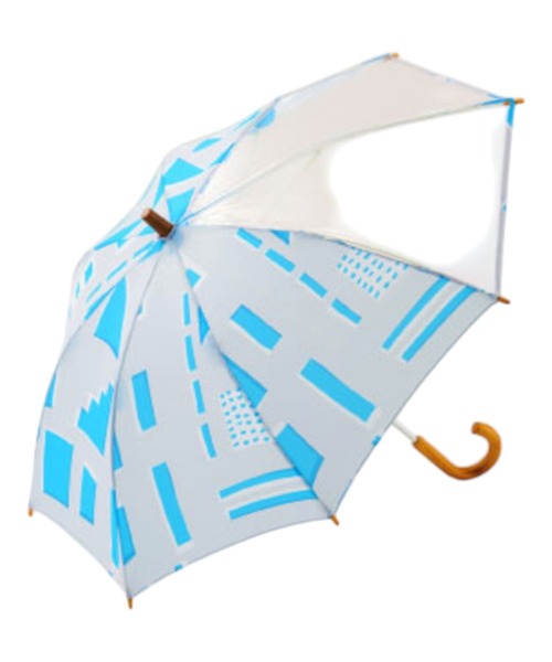 392 plusm（サンキューニプリュスエム）の「392plusm 傘 45cm 50cm（長傘・キッズ・ブラウン/ベージュ/オフホワイト/ブルー/ピンク/イエロー系その他2・45cm/50cm）」の4枚目の写真