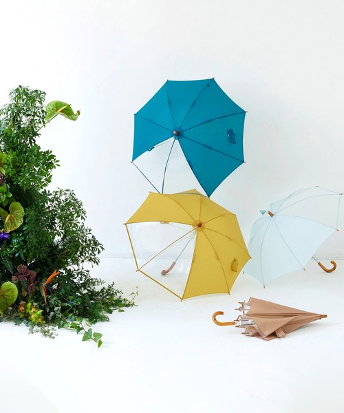 392 plusm（サンキューニプリュスエム）の「392plusm 傘 45cm 50cm（長傘・キッズ・ブラウン/ベージュ/オフホワイト/ブルー/ピンク/イエロー系その他2・45cm/50cm）」の8枚目の写真