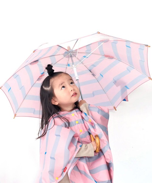 392 plusm（サンキューニプリュスエム）の「392plusm 傘 45cm 50cm（長傘・キッズ・ブラウン/ベージュ/オフホワイト/ブルー/ピンク/イエロー系その他2・45cm/50cm）」の10枚目の写真