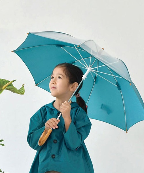 392 plusm（サンキューニプリュスエム）の「392plusm 傘 45cm 50cm（長傘・キッズ・ブラウン/ベージュ/オフホワイト/ブルー/ピンク/イエロー系その他2・45cm/50cm）」の13枚目の写真