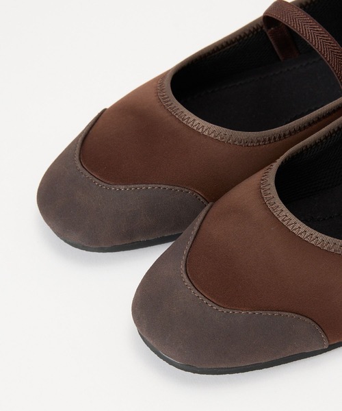 BARNYARDSTORM（バンヤードストーム）の「BARNYARDSTORM /  スニーカーバレエ【Mazell】（バレエシューズ・レディース・ブラウン/ブラック・SMALL/X-LARGE/LARGE/MEDIUM）」の17枚目の写真