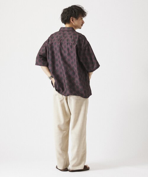 TEC CANVAS ワイドイージーパンツ ブラウン JOURNAL STANDARD relume（ジャーナルスタンダード レリューム